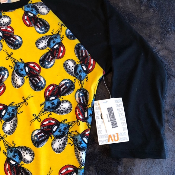 LuLaRoe Randy Baseball Tee - Picture 3 of 4